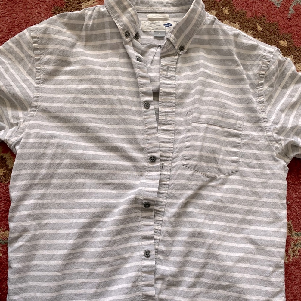 Oxford stripes shirt men’s medium